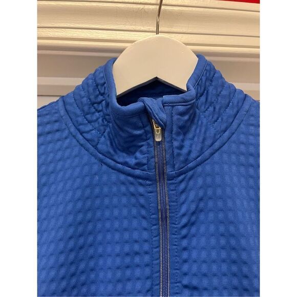 Nike Royal Blue Sphere Thermal Half Zip Warm Up Pullover sz S EUC - Picture 4 of 8